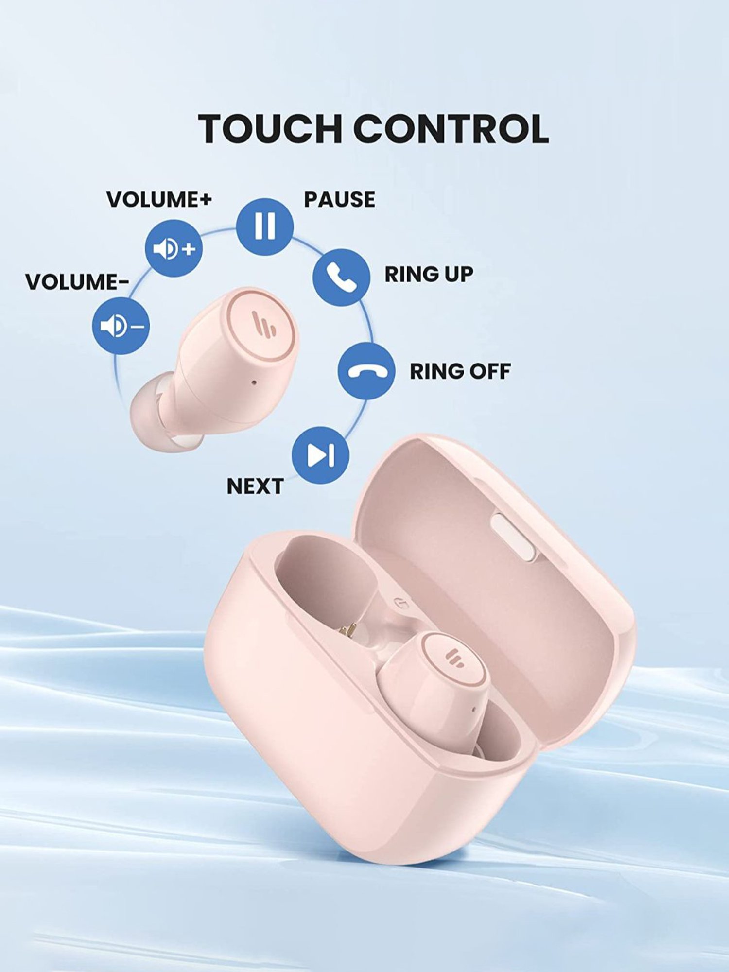 Edifier TWS1 Pro True Wireless Stereo Earbuds (Pink)