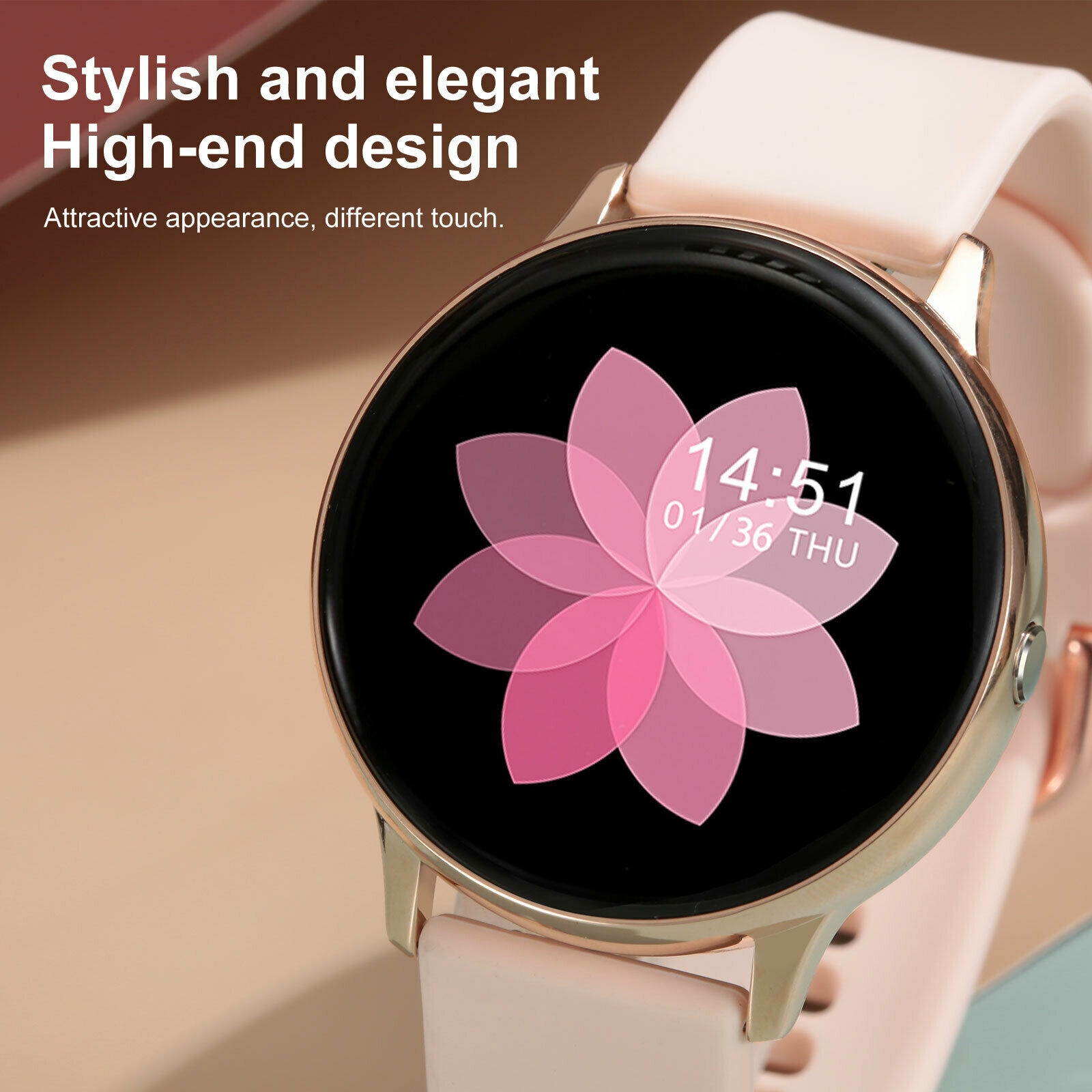 Women ECG Smart Watch IP67 Waterproof Phone Mate For iphone IOS Android