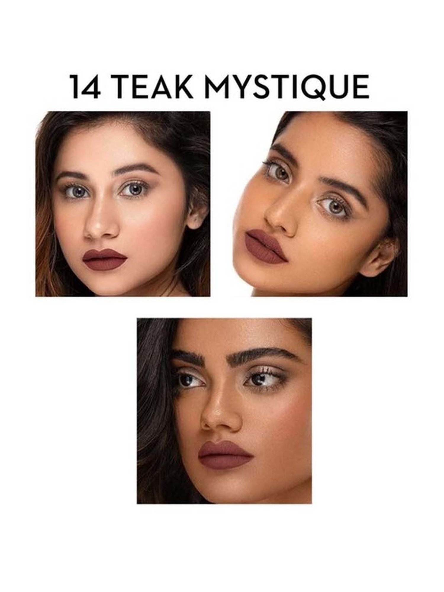 Sugar Cosmetics Smudge Me Not Liquid Mini Lipstick 14 Teak Mystique - 1.1 gm