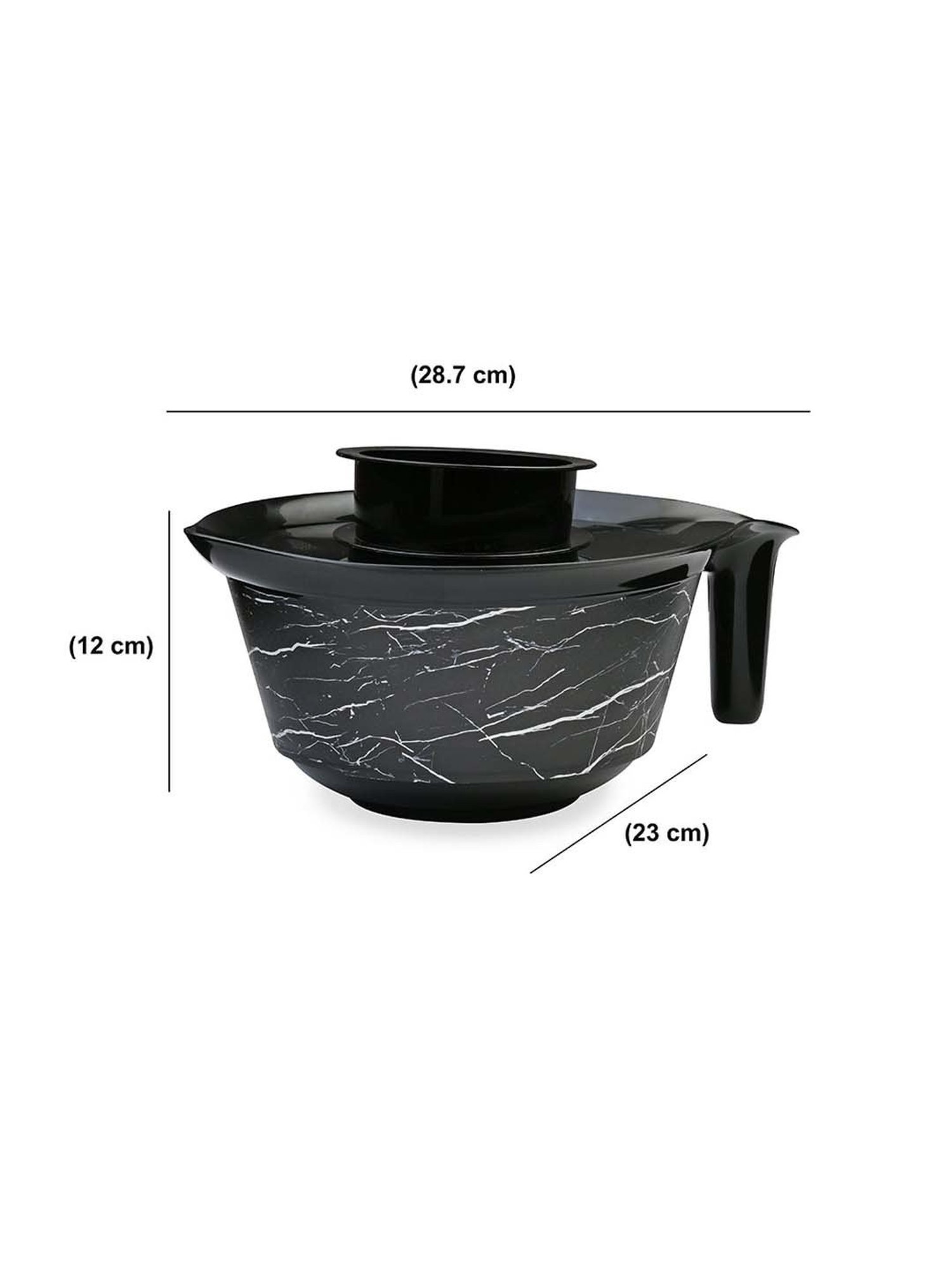 HAZEL Silver Stainless Steel Mixing Bowl - Set of 3 (2.1L)