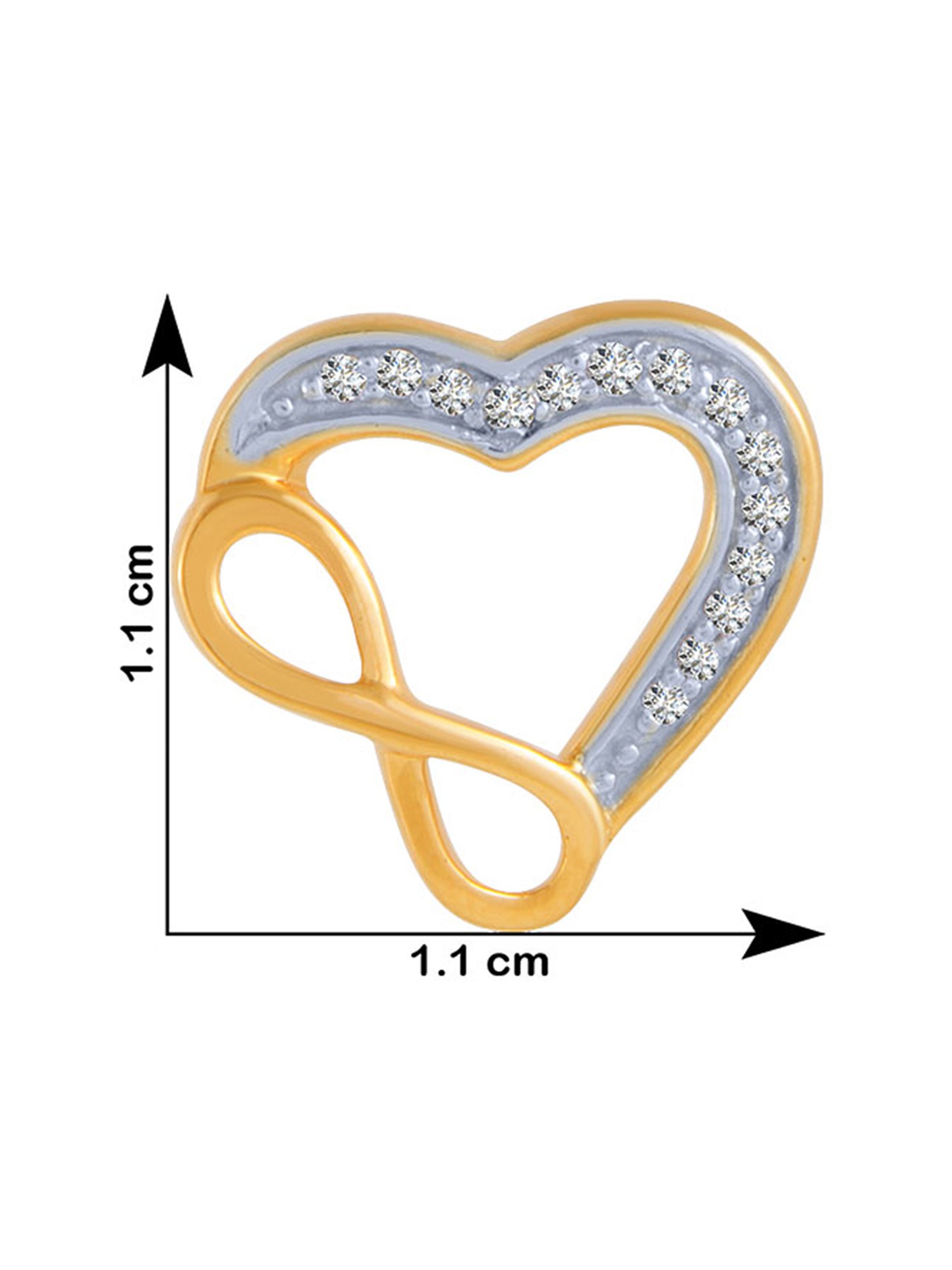P.C. Chandra Jewellers 18 kt Gold & Diamond Earrings