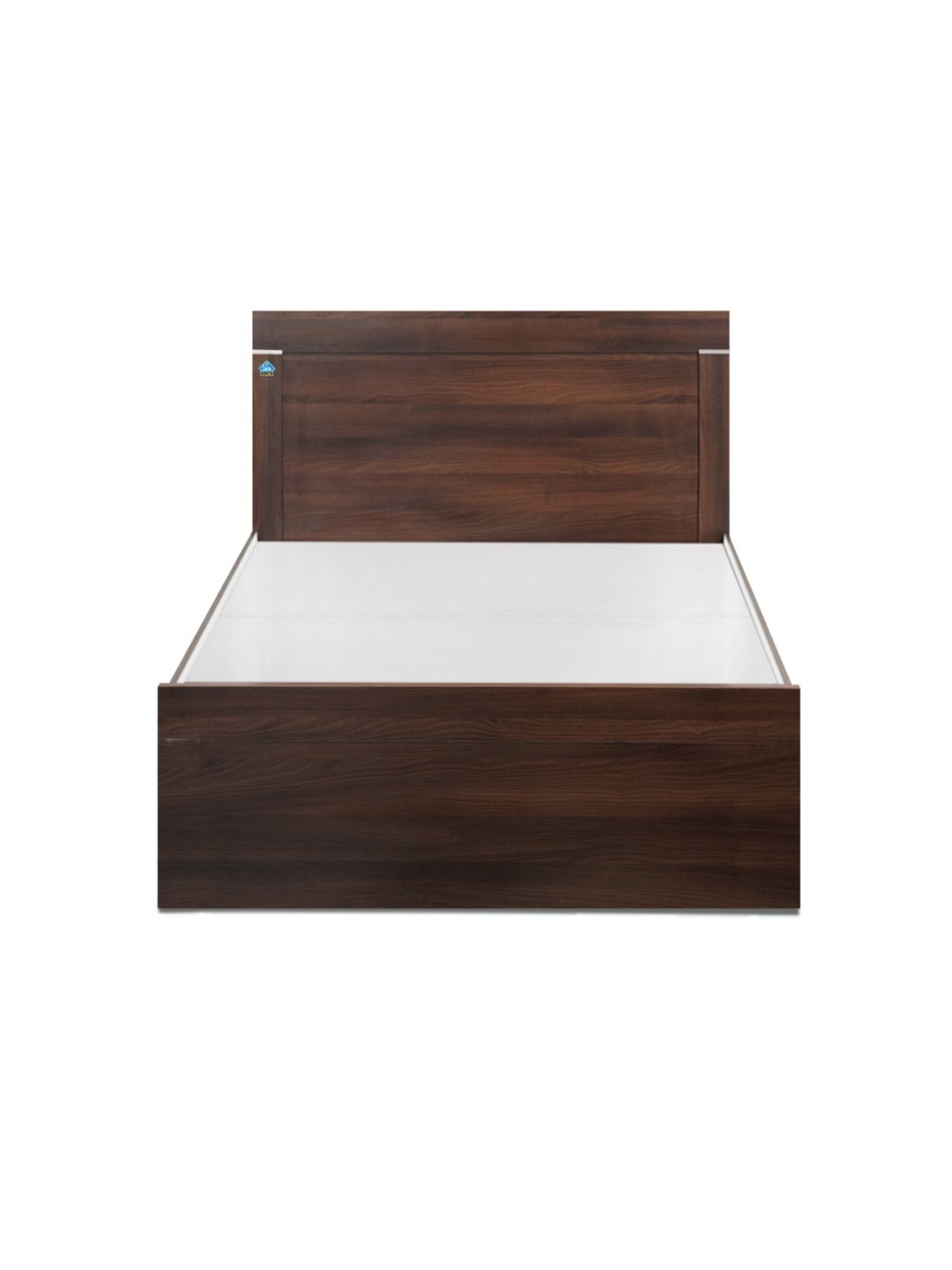 Delite Kom Treasure Acacia Dark Engineered Wood Single Bed