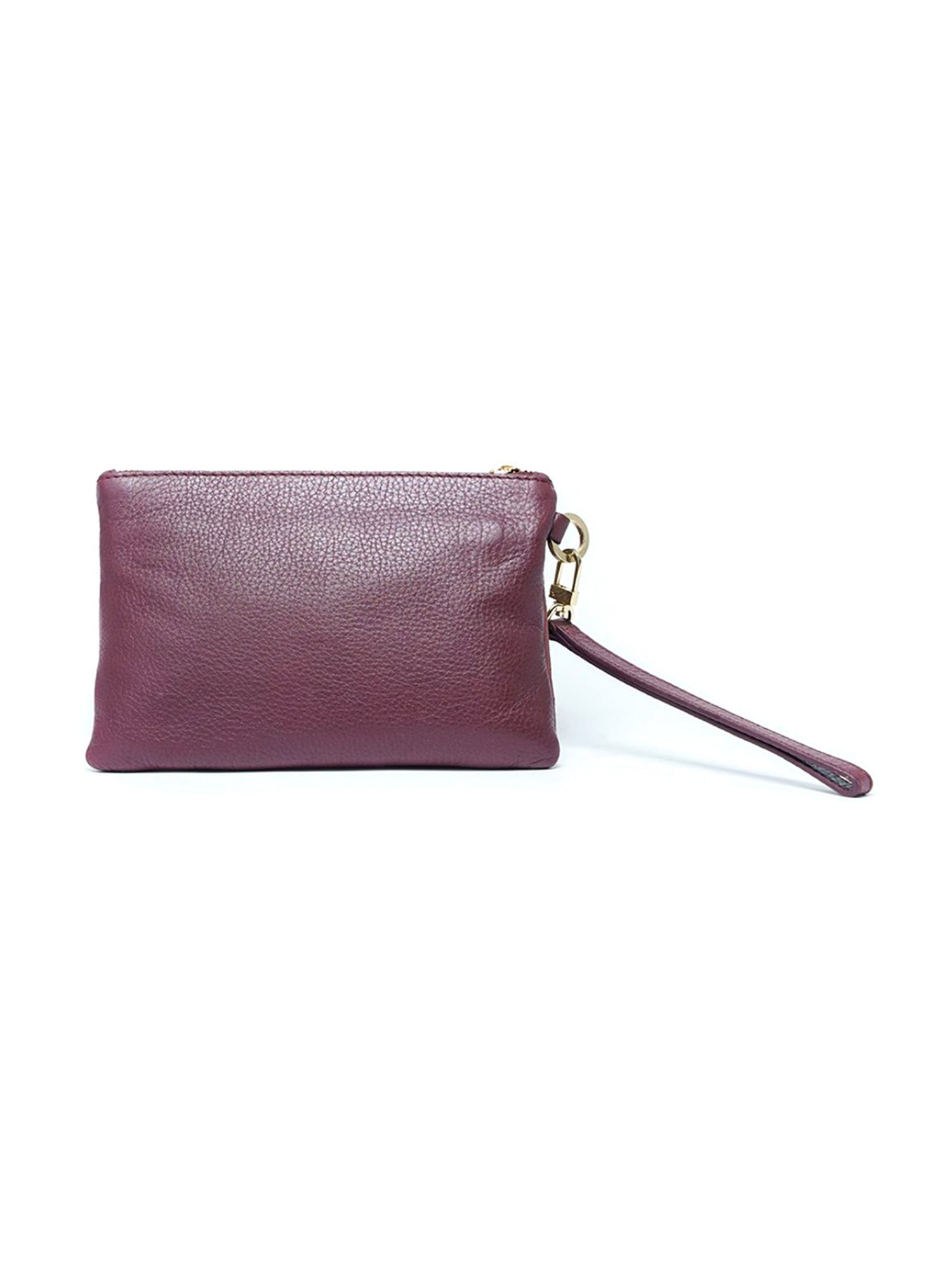 RI2K London Wine Leather Small Pouch