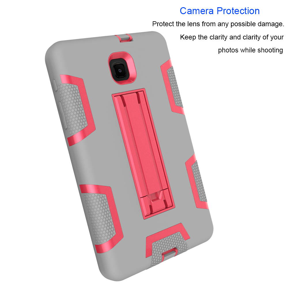 Mignova Case for Galaxy Tab A 8.0 Case 2018,Three Layer Shockproof Armor Defender Full-Body Rugged Protective Case Cover with Stand for Samsung Galaxy Tab A 8.0 2018 SM-T387/T387v