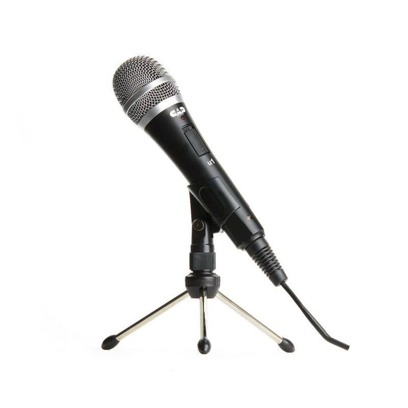 CAD U1 USB Dynamic Recording Microphone + 4 Inch Pop Filter + Foam Windscreen