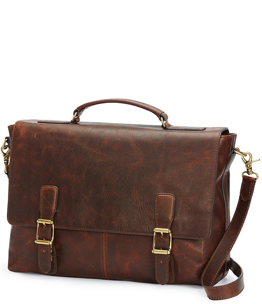 Frye Logan Top Handle Leather Briefcase