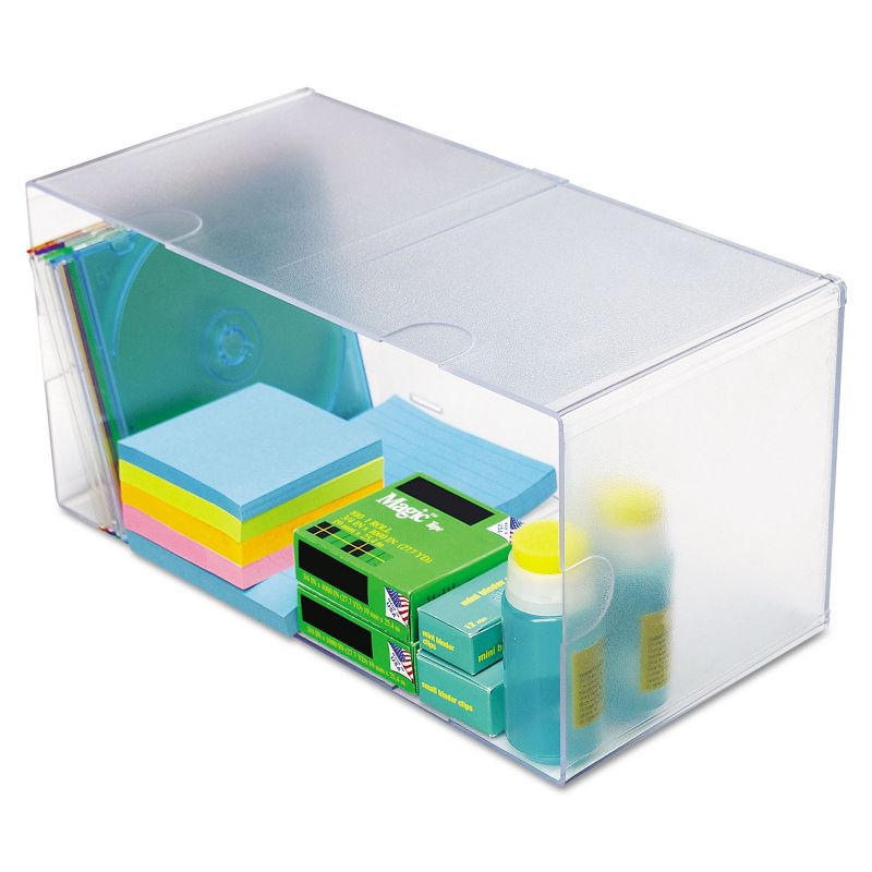 Deflecto Desk Cube Double Cube 12 x 6 x 6 350501