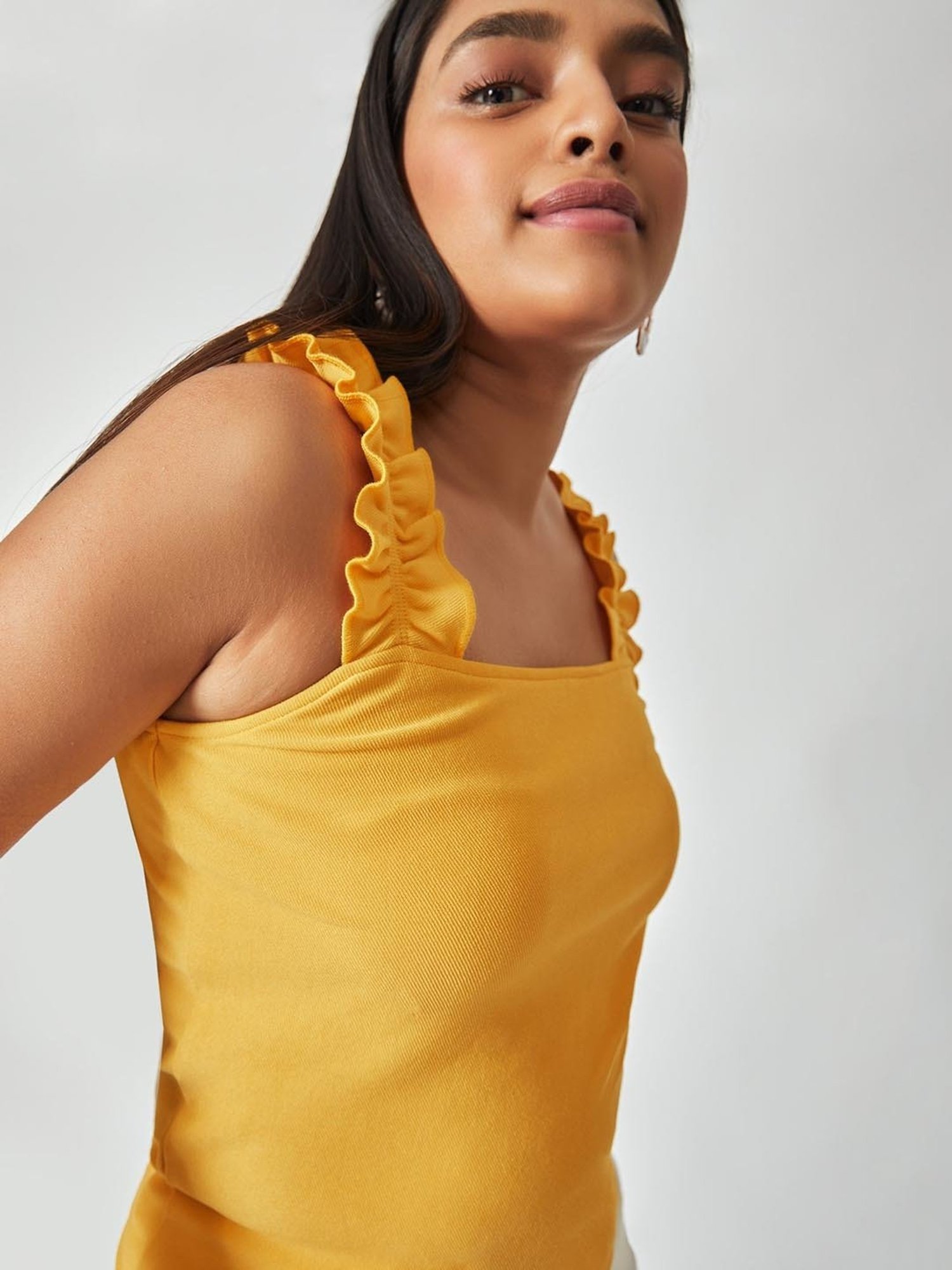 The Label Life Yellow Tank Top