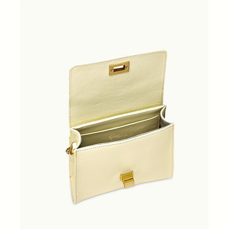 GiGi New York Yellow Catie Crossbody Bag