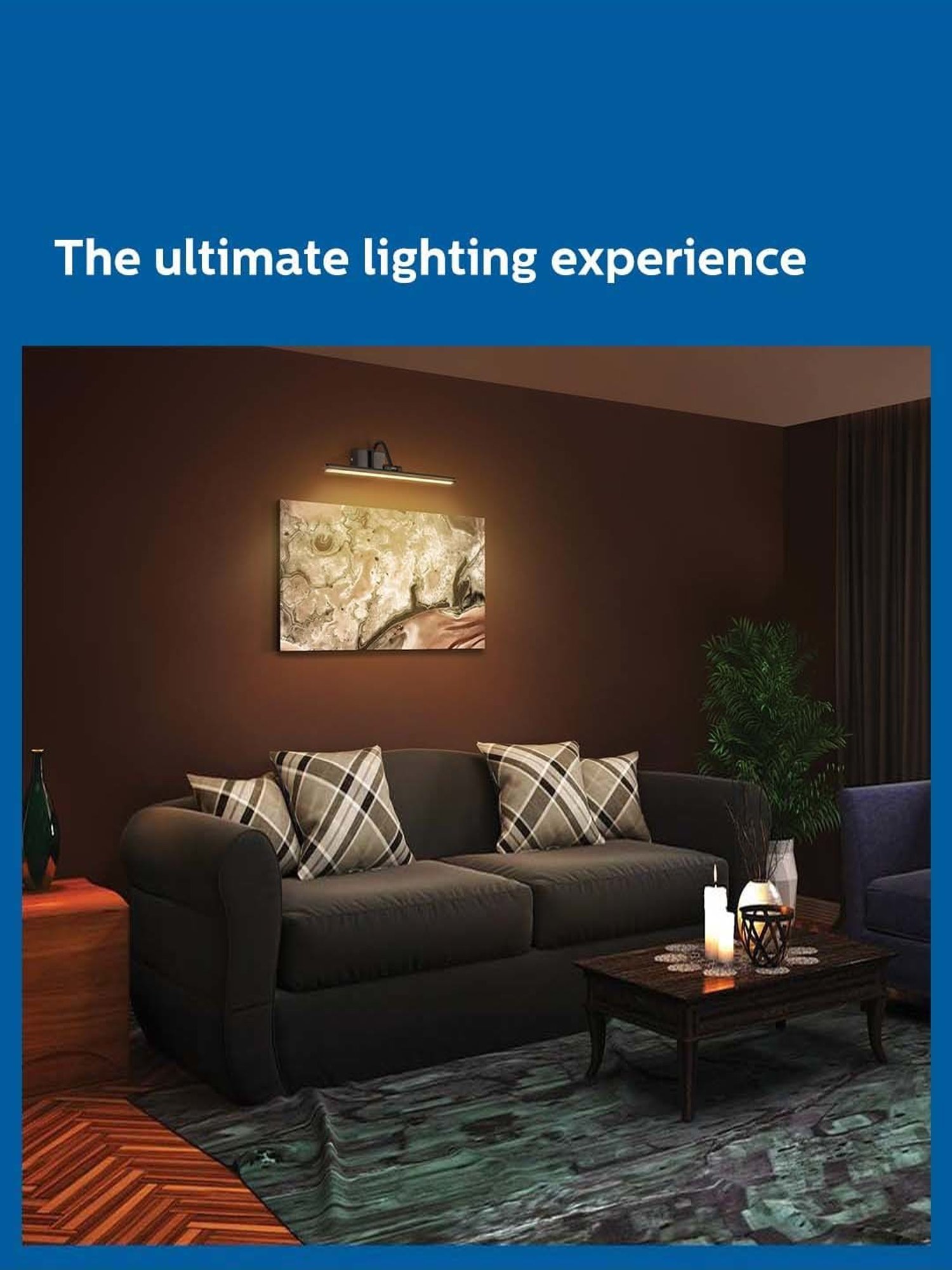 Philips 7W Picture Light for Display (Warm White, Pack of 1)