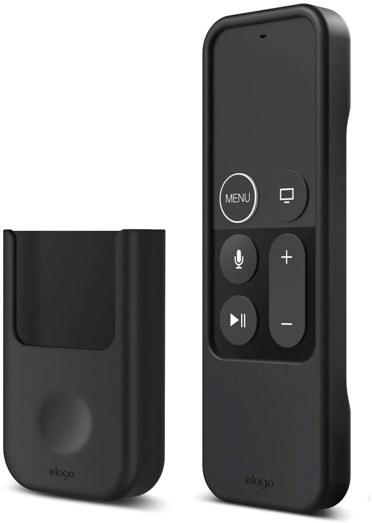 elago Apple TV Remote Holder Mount Bundle with R1 Intelli Apple TV Remote Case - Compatible with Apple TV Siri Remote 4K / 4th / 5th Generation
