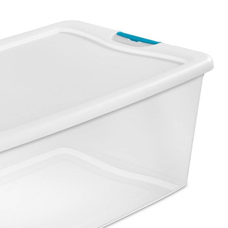 Sterilite 106 Qt. Plastic Storage Container (4 Pack) + 64 Qt Box (6 Pack)