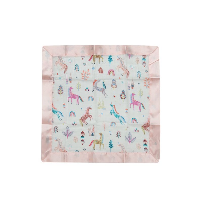 Loulou Lollipop Muslin Security Blanket - Unicorn Dream 2pk