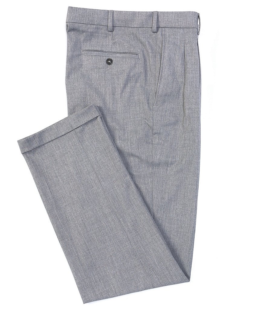 Roundtree & Yorke TravelSmart Ultimate Comfort Easy Care Pleated Dress Pants