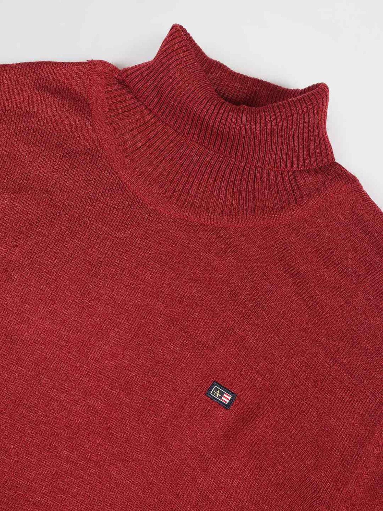 Arrow Sport Burgundy Regular Fit Sweater