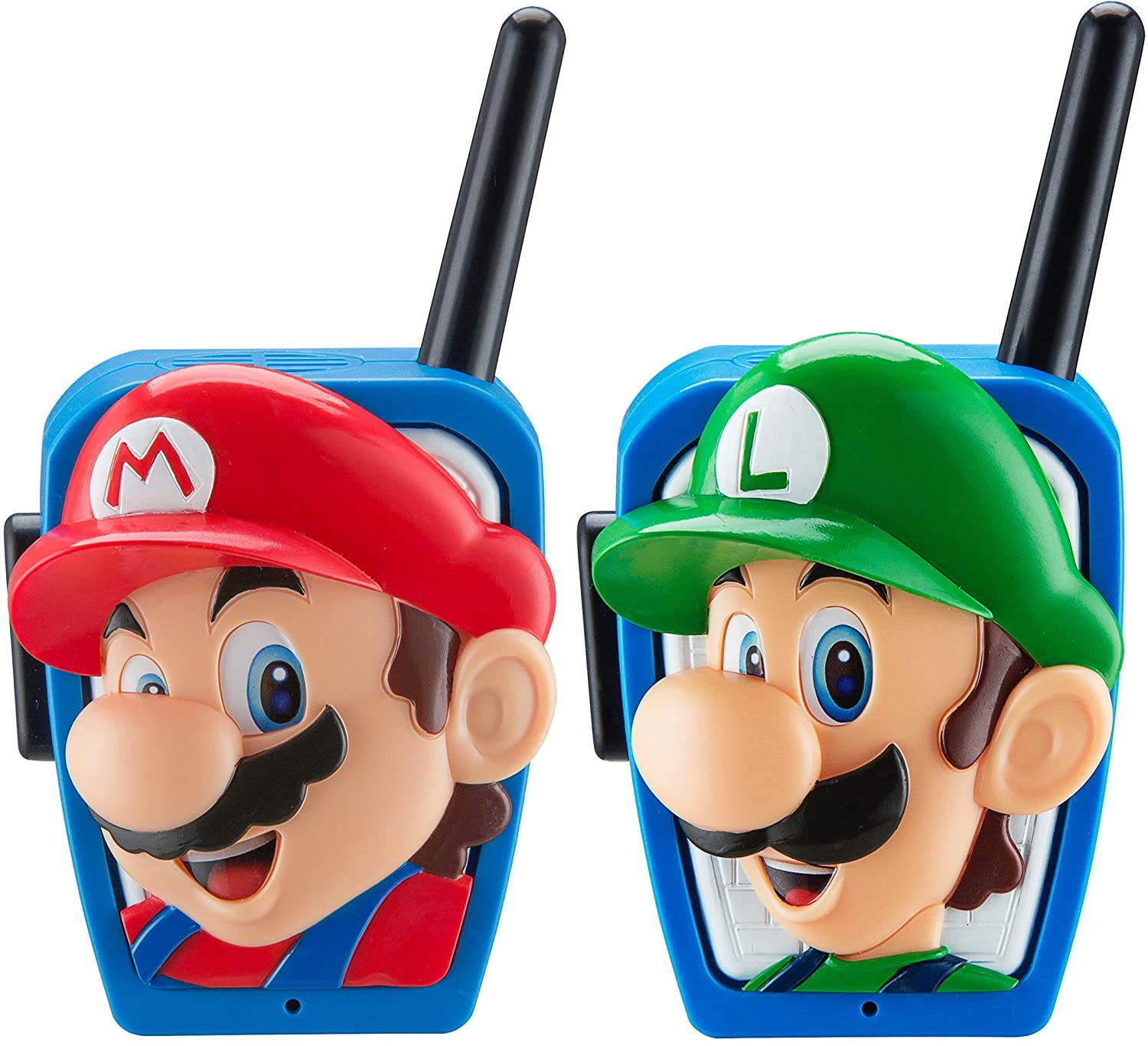 eKids Super Mario Bros Walkie Talkies Kids Toys, Long Range, Two Way Static Free Handheld Radios, Great for Indoor or Outdoor Toddler Kid 3 and Up