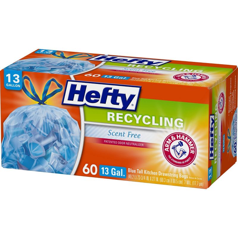 Hefty Strong Extra Large Drawstring Trash Bags - 33 Gallon - 26ct