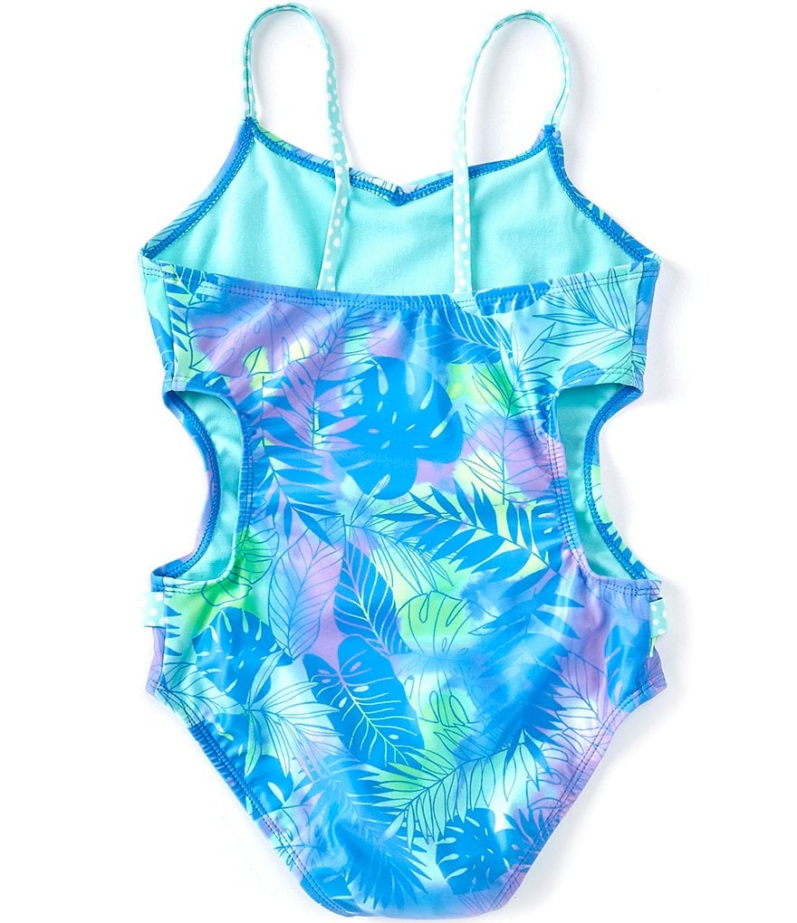 Flapdoodles Big Girls 7-10 Rainbow Tankini & Skirted Two-Piece Swimsuit