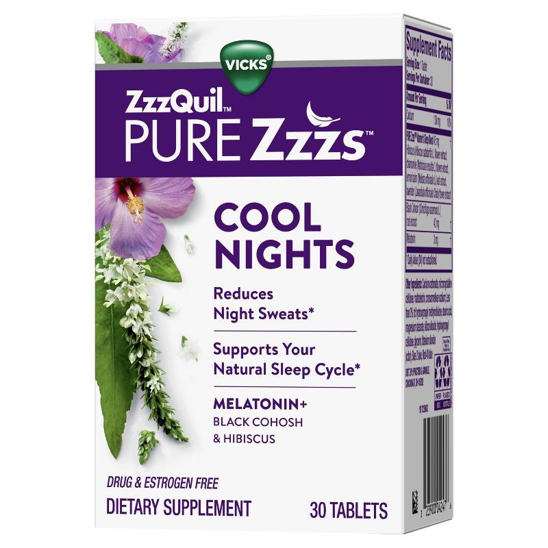 ZzzQuil Pure Zzzs Cool Nights Tablets - 30ct