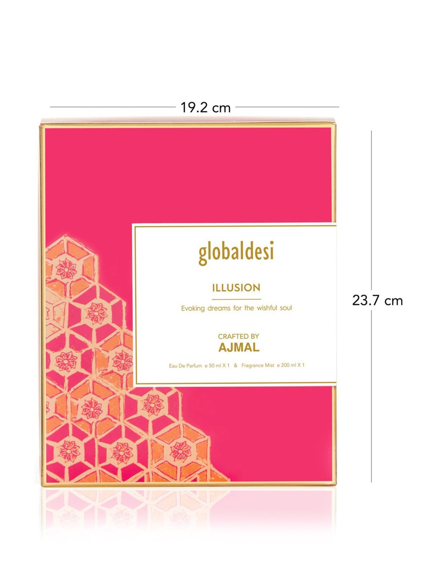 Global Desi by Ajmal Cosmic Charm Eau de Parfum & Rhythmic Soul Body Mist Combo for Women