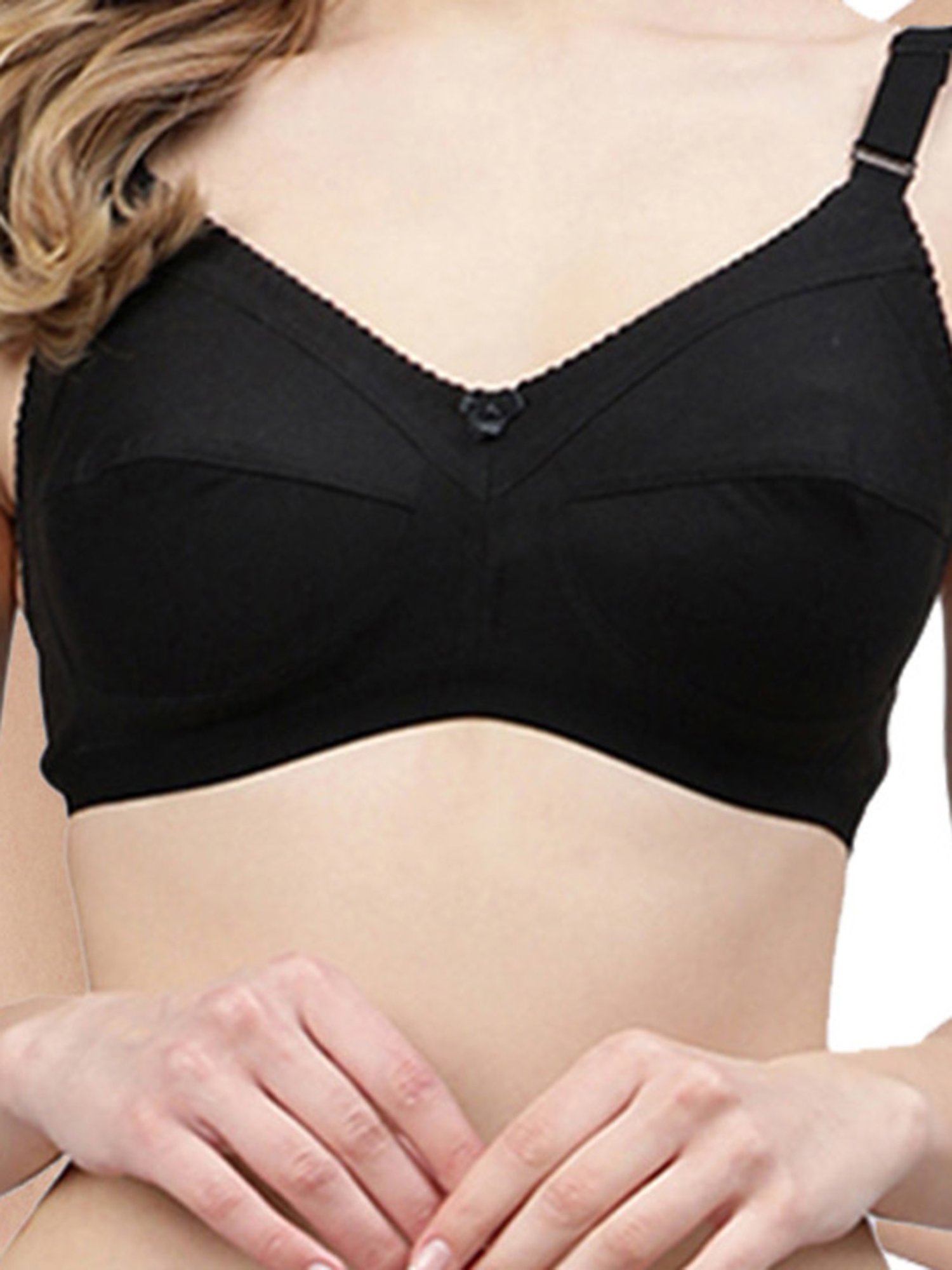 Cukoo Multicolor Solid Full Coverage Non-Wired Bra - Pack of 3