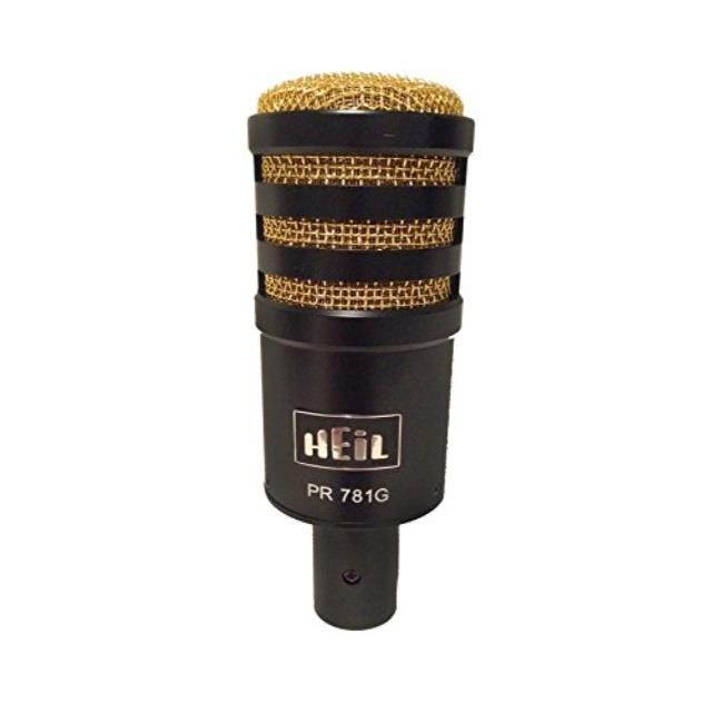 heil sound pr781g gold proline performance studio microphone  dynamic desk microphone for elite tranceivers and podcasting  original heil sound