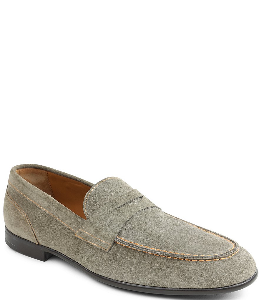 Bruno Magli Men's Silas Suede Penny Loafers