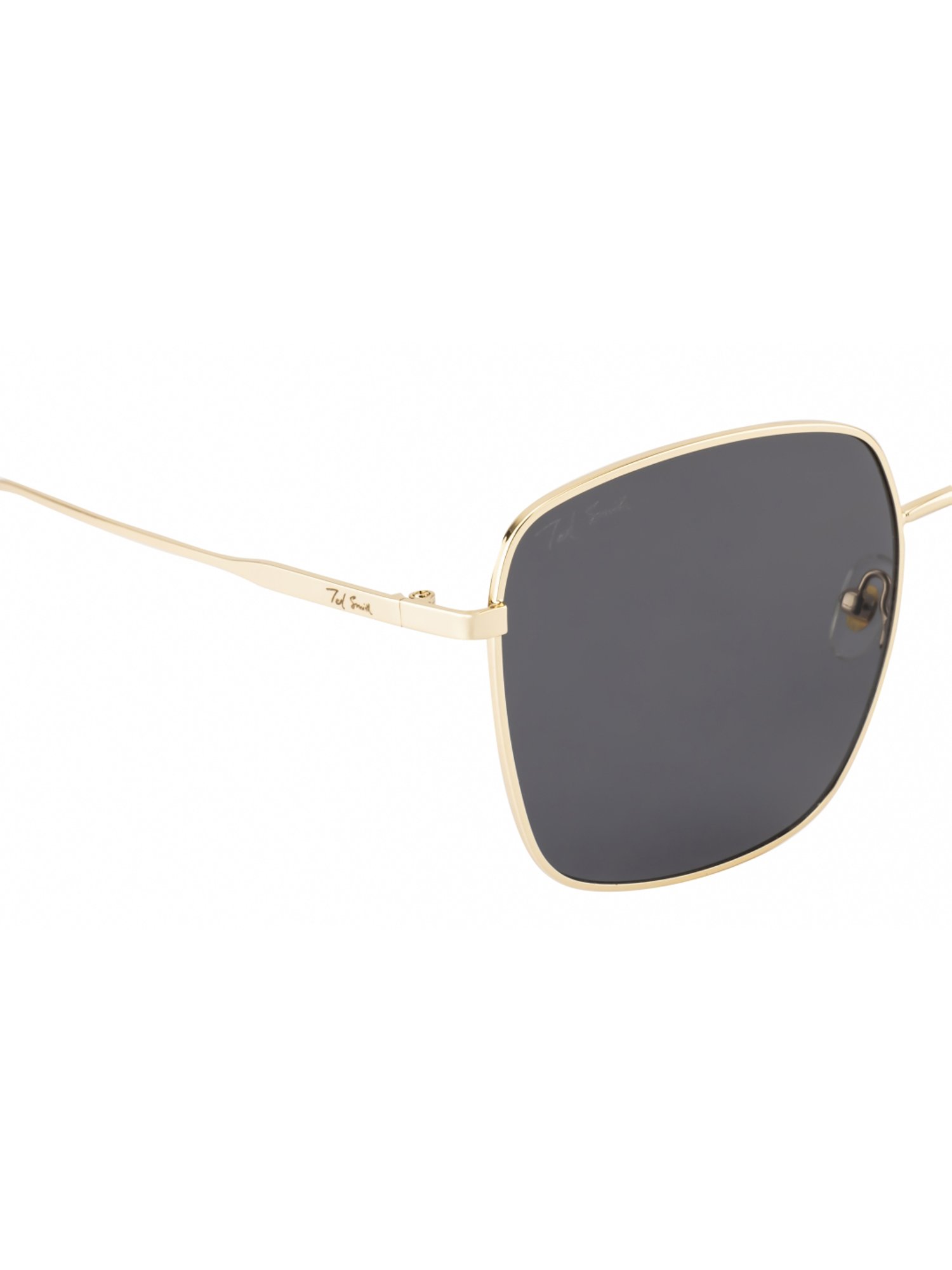 Ted Smith INFLUENCE_C1 Grey Square Sunglasses