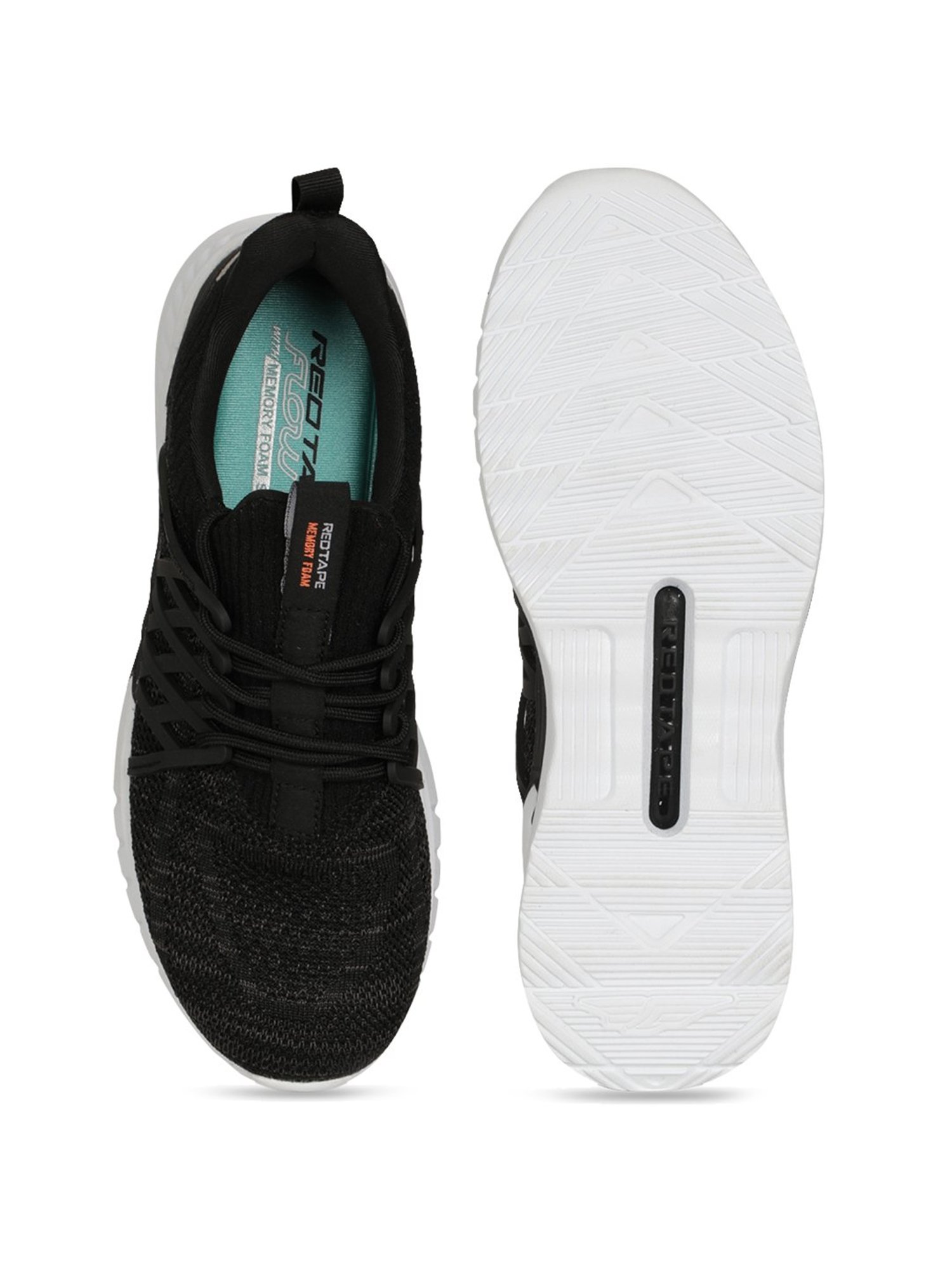 Red Tape Women's Black Walking Shoes