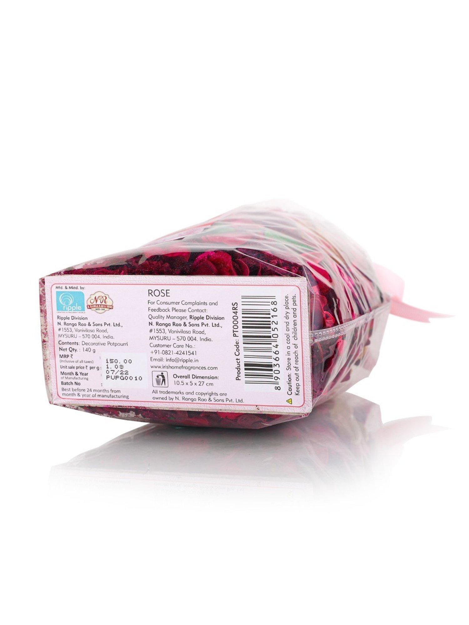 IRIS Pink Rose Eco Friendly Potpourri