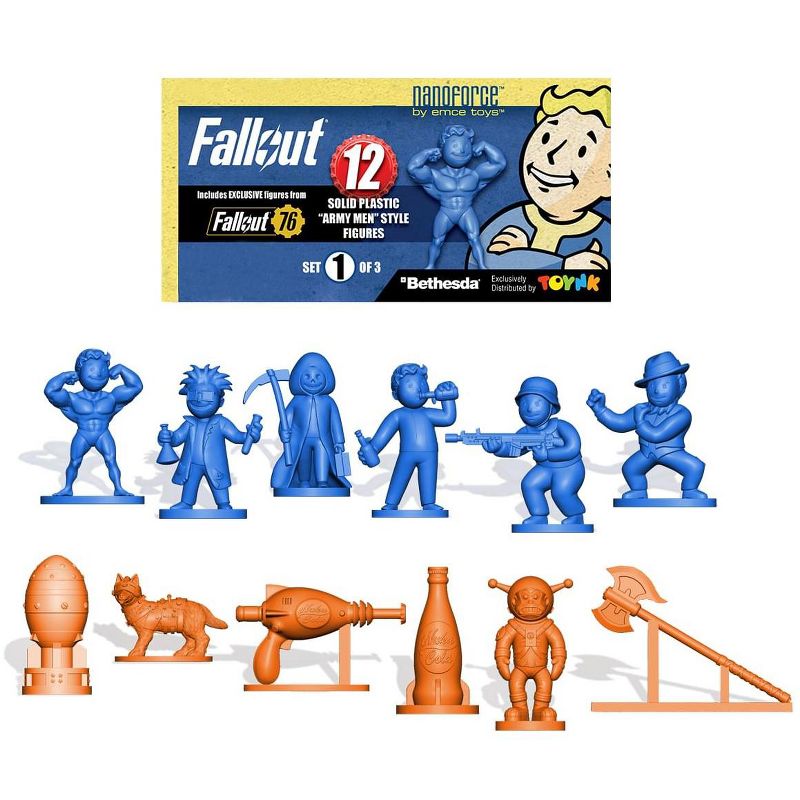 Toynk Fallout LookSee Box with Nanoforce Figures|Cable Guy|Nuka Cola by Jones Soda