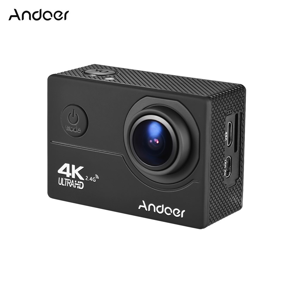 Andoer AN200 4K WiFi Action Sports Camera 16MP 1080P Full HD 4X Zoom 2" LCD 170&deg; Wide Angle Waterproof 30m with Remote Control Support Time Lapse Slow Motion Drama Shot