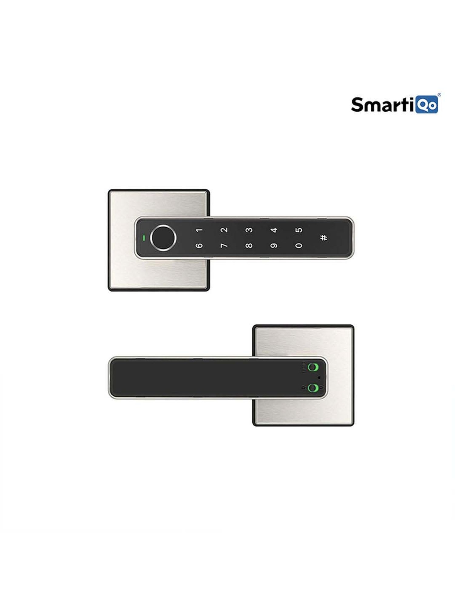 SmartiQo Fingerprint Passcode Handle Door Lock