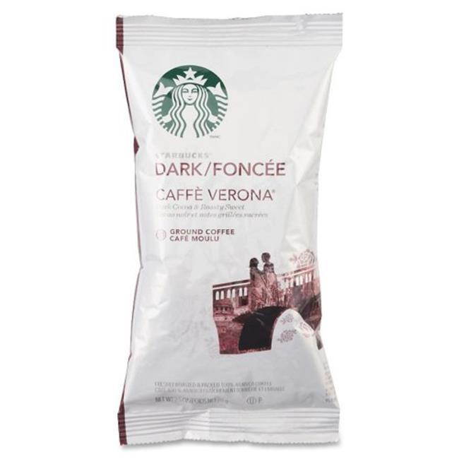 Starbucks&reg; Caffe Verona Ground Coffee Single-Serve Packets, 2.5 Oz, Carton Of 18