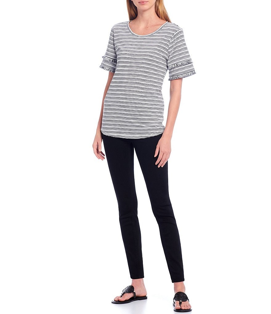 Code Bleu Petite Size Utility Crop Jeans