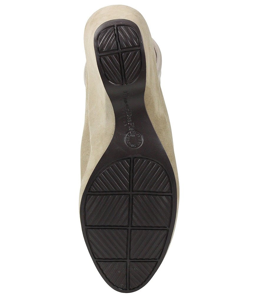 L'Amour Des Pieds Oniella Suede Sling Wedges