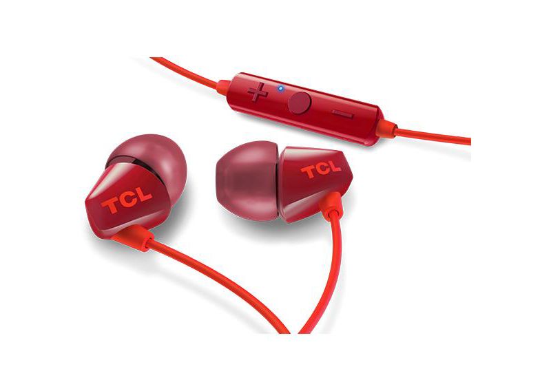 TCL Sunset Orange Wireless In-ear Bluetooth Headphones with Mic - SOCL100BTOR - Stereo - Wireless - Bluetooth - 32.8 ft - 16 Ohm - 10 Hz - 22 kHz