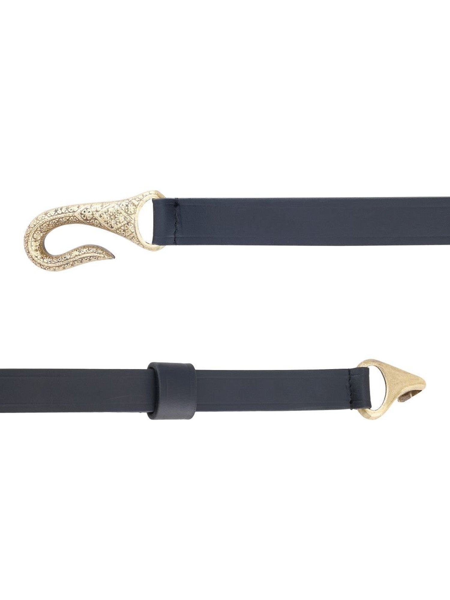 Aditi Wasan CORE 24 Black Leather Casual Belt for Women