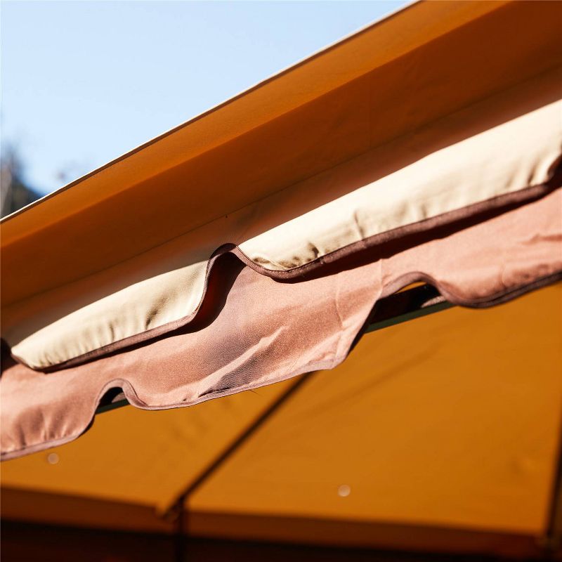 9' Patio Gazebo Brown - Patio Festival