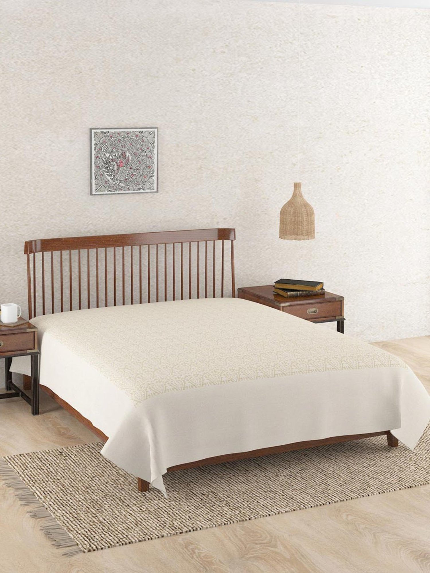 DDECOR Live beautiful Embroidery Baroque Metallic Grey 210 TC Cotton Comforters - Set of 3