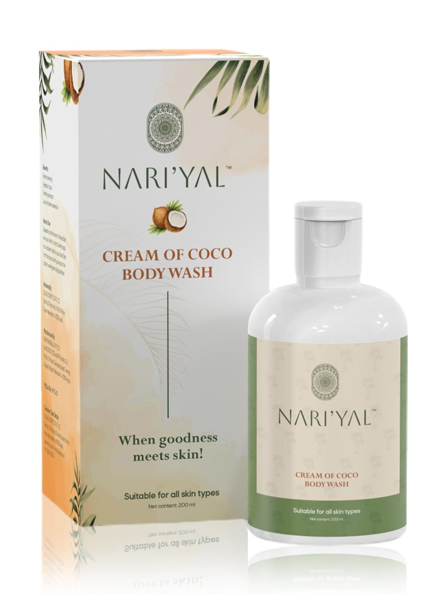 NARI'YAL Cream Of Coco Body Wash - 200 ml