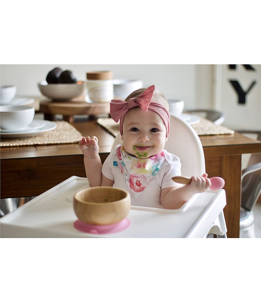 Avanchy Bamboo Suction Baby Feeding Bowl & Spoon