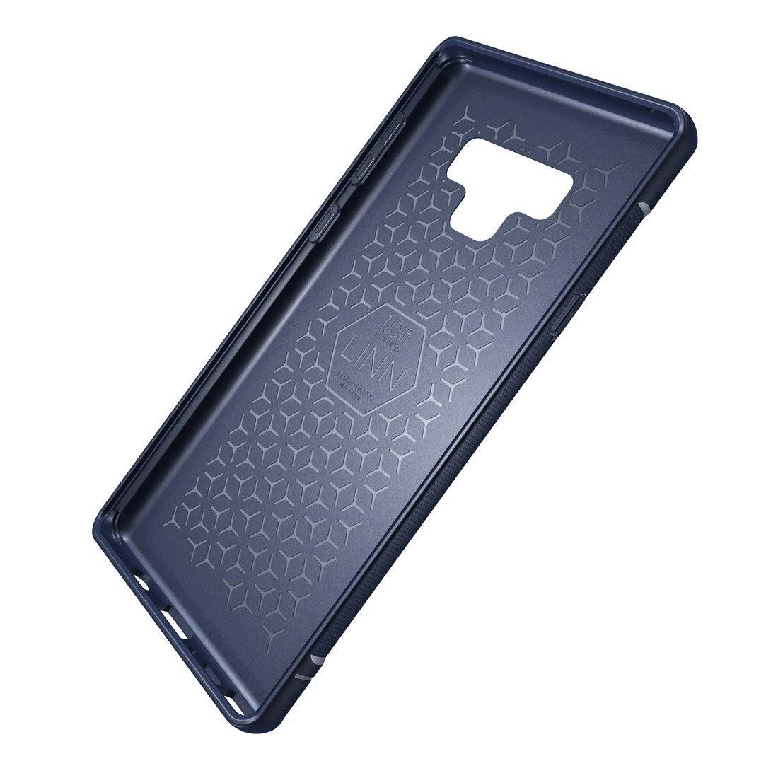 Galaxy Note 9 Case, TUDIA [Linn] Ultra Slim Lightweight Carbon Fiber Design TPU Bumper Protection Phone Cover for Samsung Galaxy Note 9 (Gray)