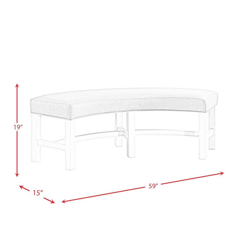 6pc Barrett Round Dining Set White - Picket House Furnishings