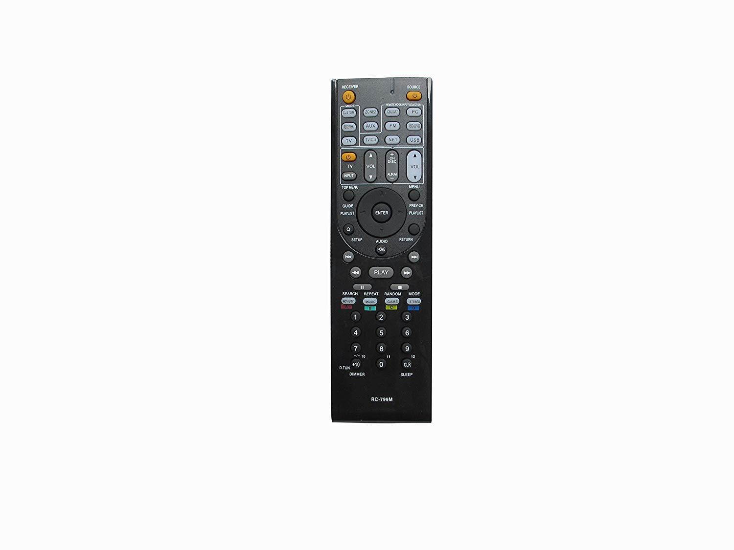 HCDZ New General Replacement Remote Control Fit For Onkyo RC-738M TX-ST876S RC-740M TX-SR577 A/V AV Receiver