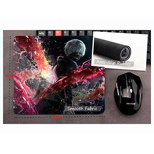 Tokyo Ghoul Manga Thin Anti-Slip Mice Pad Mat Mouse Pad For Optical Laser Mouse