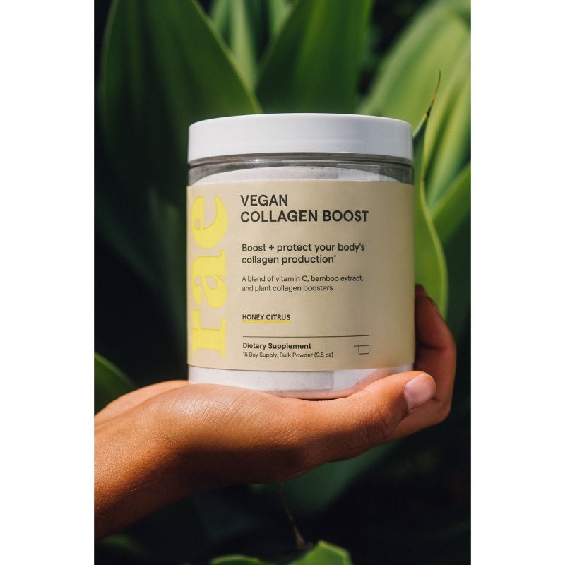 Rae Vegan Collagen Boost Dietary Supplement Bulk Powder - Honey Citrus - 9.5oz
