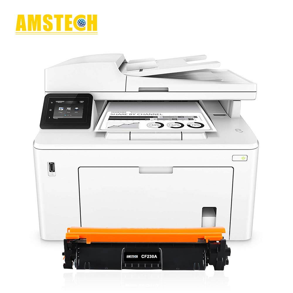 Compatible Toner Cartridge Replacement for HP 30A CF230A 30X CF230X HP M203dw M227fdw Toner HP Laserjet Pro M203dw M227fdw M227fdn M203dn M203d M227d M227sdn M203 Ink Printer (Black, 2-Pack)