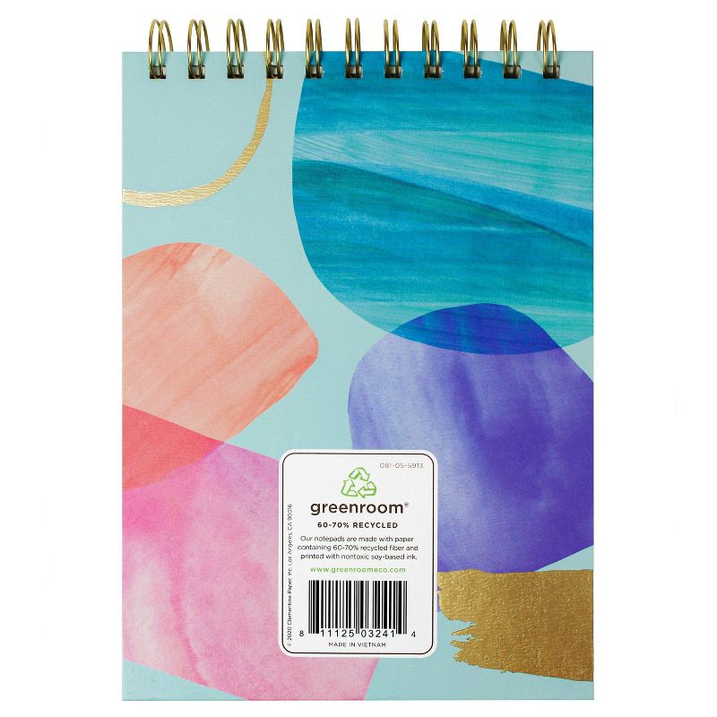 6" x 8" Spiral Notepad Fashion Watercolor - greenroom