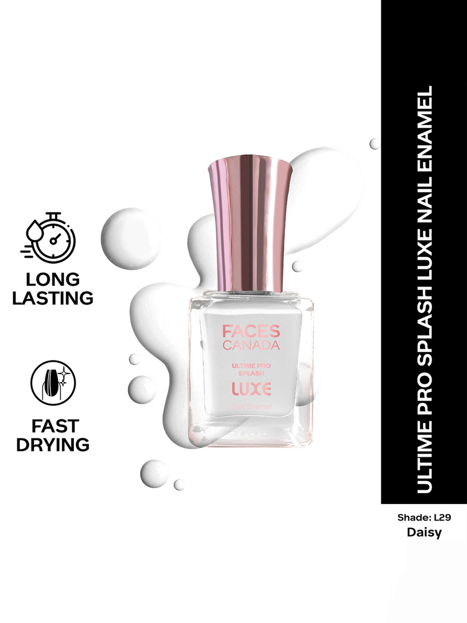 FACES CANADA Ultime Pro Splash Luxe Nail Enamel Daisy L29 - 12 ml